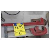 Pipe Wrench & Pipe Cutter