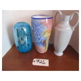 3) Vases