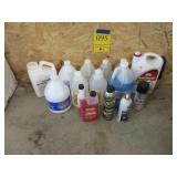 Assortment of Bleach, Ammonia & Misc.