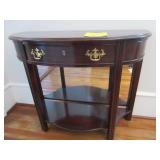 One Drawer Half Hall Table