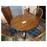 Ball & Claw Oak Table & Chairs