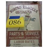 Busted Knuckle Garage Sign