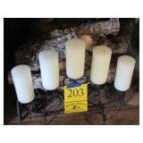 Candle Holder w Candles