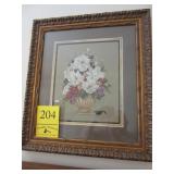 Needle Point Framed Picture