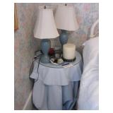 Filing Cabinet/2 Lamps & Misc