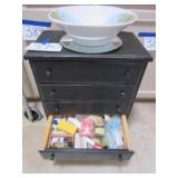 Small Chest w/Bowl & Contents