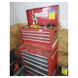 2 Piece Craftsman Tool Chest w/Socket Items