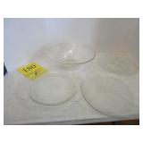 Depression Glass, Swirl Bowl & Misc