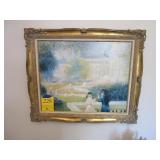 37x31 Oil on Cancas Framed Picture