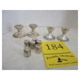 Sterling Candler Holders & Salts