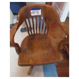 Oak Judges Chair