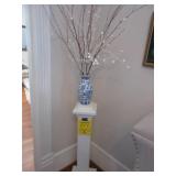 Plant Stand w/Vase & Plant