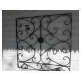 Wall Art & Wrought Iron Table