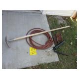 Hose, Grease Gun & Hoe
