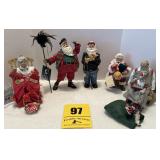 (5) Santa Claus is including Mrs. Santa Claus,