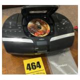 CD player AM/FM radio battery operated missing