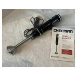 Chefman hand blender with owners manual