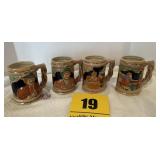 4 steins