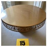 Large pedestal top stand