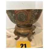 Decorative Asian bow on stand