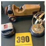 1953 Corvette musical wooden roadster sundial