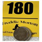 1879 Morgan silver dollar pendant