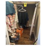 Closet, clean out everything in the closet goes
