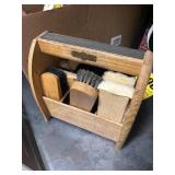 Shoeshine box and shoeshine related items
