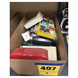 Sewing box all types of thread, miscellaneous