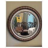 36 inch round, bevel edge mirror