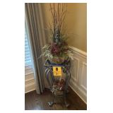 56 inches plant stand width, plant and marble