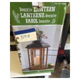 Decorative lantern in the original box