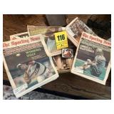 The sporting news collection box full