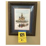 Framed Russian picture