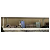 Garage upper shelf clean out
