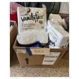 Napkins, mask, and hand sanitizer