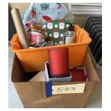 Candles and miscellaneous items