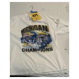 Michigan champions 1998 NCAA size extra large
