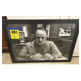 The godfather framed movie poster