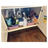Under the sink, kitchen clean out bring your own