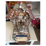 Blue sky gingerbread house