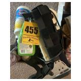 Paper towels, cleaning supplies, plug-in,
