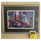 New York City framed picture