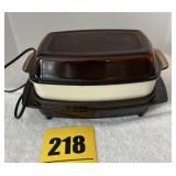 Vintage West Bend slow cooker casserole warmer