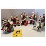 5 including fisherman Santa Santa, reading the