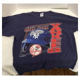 2 New York, Yankee T-shirts, adult size medium