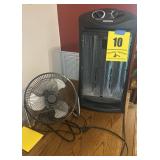 Fan and heater