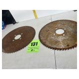 2) 17 inch circular saw blades