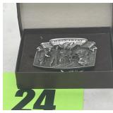 John Deere 150th anniversary belt buckle