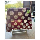 Quilt top 81 inches by 81 inches